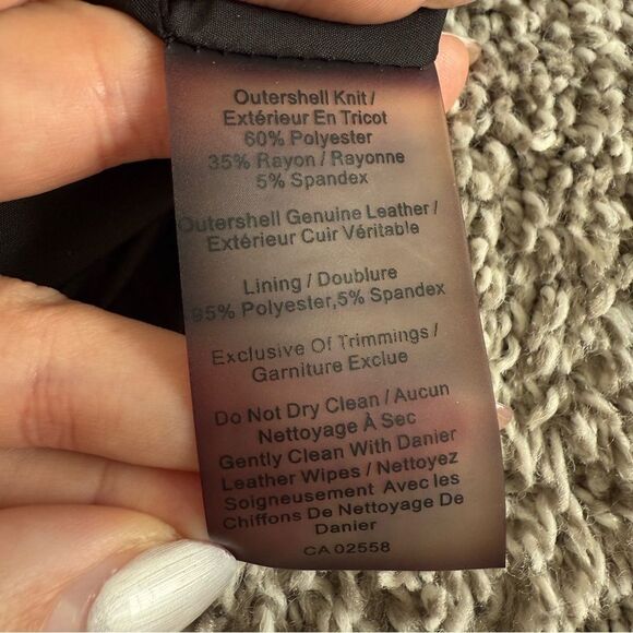 DANIER | Leather accent pencil skirt - Picture 7 of 9